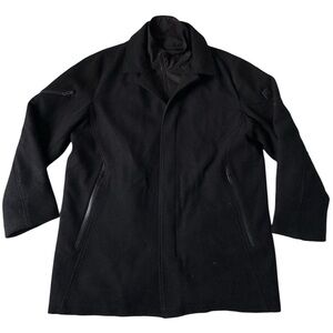 TUMI Tech Wool Blend Insulated Double Layered Full Zip Jacket